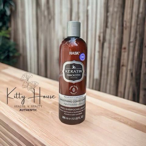 Dầu Gội và Dầu Xả HASK Keratin Protein 355ml - Phục Hồi Tóc Mềm Mượt, Giảm Xoăn Rối, Hương Hoa Trái Cây