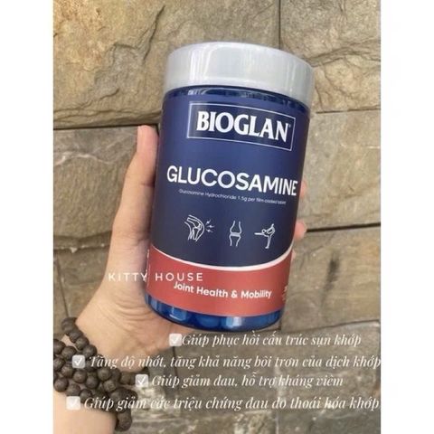 Viên uống bổ khớp Bioglan Glucosamine 1500mg - Hỗ trợ xương khớp, giảm viêm và đau nhức, lọ 200 viên