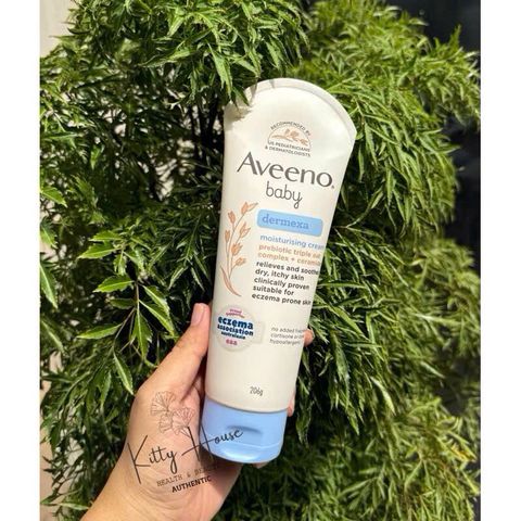Kem Dưỡng Ẩm Chàm Cho Bé Aveeno Baby Dermexa 206g - Giúp Giảm Ngứa, Mẩn Đỏ, An Toàn Cho Da Nhạy Cảm, Dưỡng Ẩm Suốt 24h