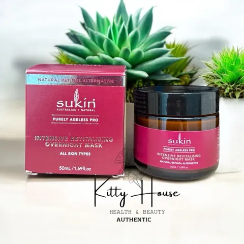 Mặt Nạ Dưỡng Da Ban Đêm Sukin Purely Ageless Pro - Giúp Da Săn Chắc, Mờ Nếp Nhăn, Chống Lão Hóa 50ml