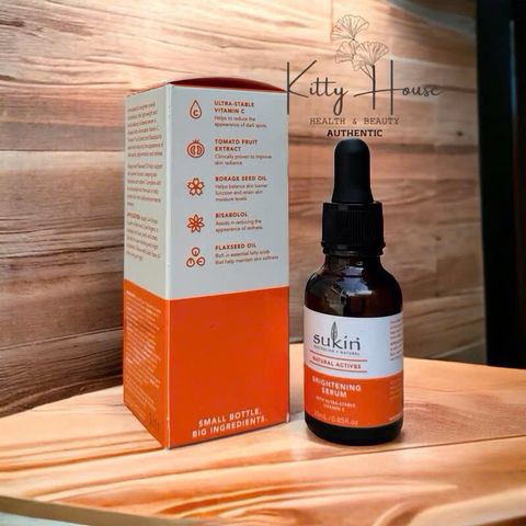 Serum Vitamin C Sukin Natural Actives 25ml - Sáng Da, Mờ Thâm, Phù Hợp Với Da Nhạy Cảm, Chăm Sóc Da Tự Nhiên