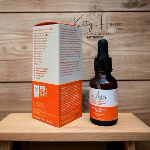 Serum Vitamin C Sukin Natural Actives 25ml - Sáng Da, Mờ Thâm, Phù Hợp Với Da Nhạy Cảm, Chăm Sóc Da Tự Nhiên