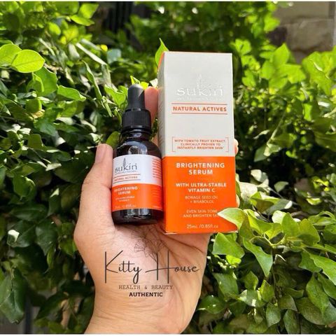 Serum Vitamin C Sukin Natural Actives 25ml - Sáng Da, Mờ Thâm, Phù Hợp Với Da Nhạy Cảm, Chăm Sóc Da Tự Nhiên