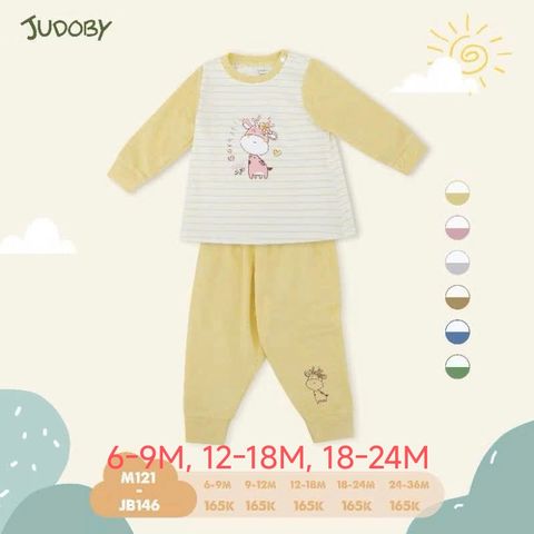 Bộ Dài Tay Em Bé Dokma 9-36M - Cotton Hữu Cơ An Toàn, Mềm Mại, Lựa Chọn Màu Sắc Tươi Sáng, Thích Hợp Cho Trẻ Nhỏ