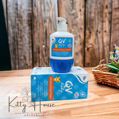 Kem Dưỡng Ẩm Da Cho Bé Ego Q.V Baby Moisturising Cream 250ml - Giúp Da Nhạy Cảm, Chàm Sữa, Không Chứa Hương Liệu, An Toàn cho Trẻ Sơ Sinh