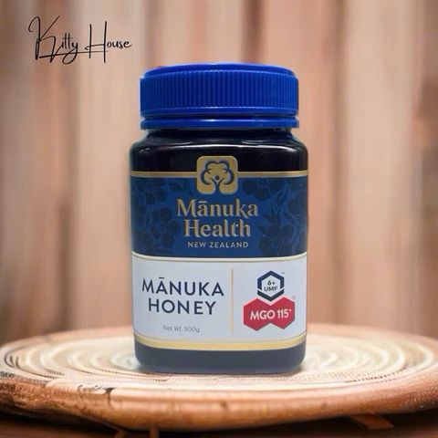 Mật Ong Manuka Health MGO 115+ - Hũ 500gr Tăng Cường Miễn Dịch, Chăm Sóc Sức Khỏe, Điều Trị Đau Họng, Loét Dạ Dày