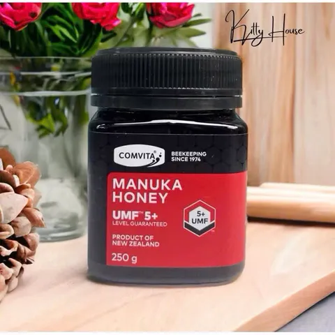 Mật Ong Manuka Comvita Active 5+ Úc 250g, 500g, 1kg - Tăng Cường Miễn Dịch, Hỗ Trợ Tiêu Hóa và Sức Khỏe Tổng Thể