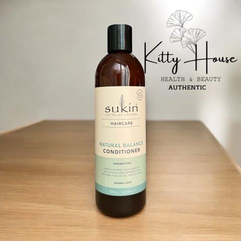 Bộ Dầu Gội và Dầu Xả Sukin Natural Balance 500ml - Chăm Sóc Tóc Tự Nhiên, Hương Quýt và Hoa Oải Hương