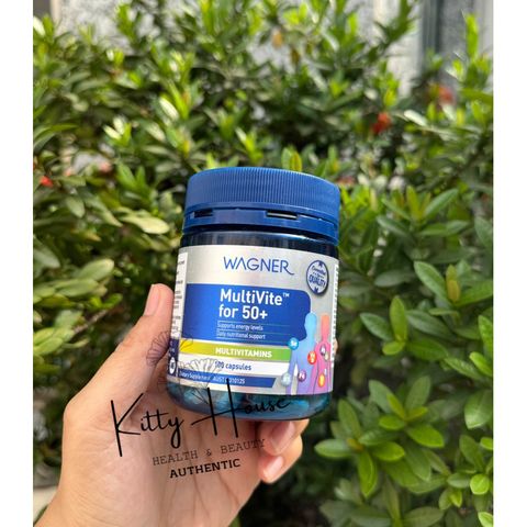 Viên Uống Bổ Sung Vitamin Tổng Hợp Wagner Multivite 100 Viên Dành Cho Người Trên 50 Tuổi - Hỗ Trợ Sức Khỏe Toàn Diện