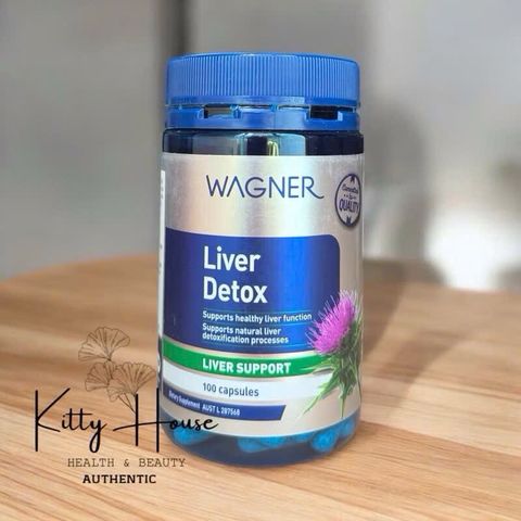 Viên Uống Bảo Vệ Gan Wagner Liver Detox 100 Viên - Hỗ Trợ Chức Năng Gan Khỏe Mạnh & Giải Độc Tự Nhiên