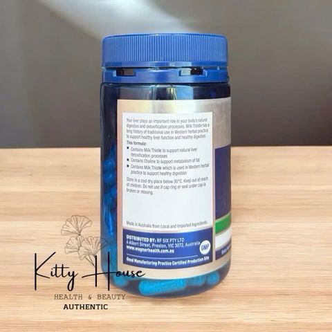Viên Uống Bảo Vệ Gan Wagner Liver Detox 100 Viên - Hỗ Trợ Chức Năng Gan Khỏe Mạnh & Giải Độc Tự Nhiên