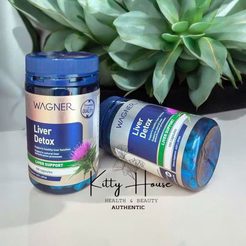 Viên Uống Bảo Vệ Gan Wagner Liver Detox 100 Viên - Hỗ Trợ Chức Năng Gan Khỏe Mạnh & Giải Độc Tự Nhiên