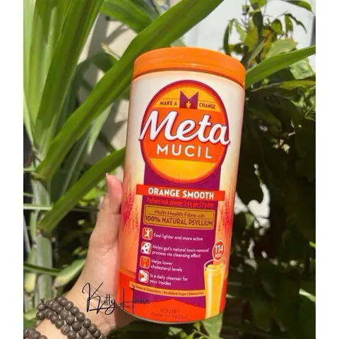 Bột Cam Bổ Sung Chất Xơ Metamucil MultiHealth 673g - Hỗ Trợ Tiêu Hóa, Cân Bằng Cholesterol & Giảm Cảm Giác Đói