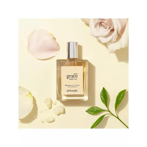 Nước hoa nữ Philosophy Pure Grace Nude Rose Eau de Toilette 60ml - Hương hoa hồng tươi mát, lưu hương lâu, chính hãng từ Úc