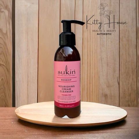 Sữa Rửa Mặt Dưỡng Ẩm Tầm Xuân Sukin 125ml - Loại Bỏ Trang Điểm, Cấp Nước, Chống Lão Hóa, Làm Sáng Da