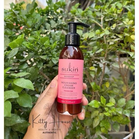 Sữa Rửa Mặt Dưỡng Ẩm Tầm Xuân Sukin 125ml - Loại Bỏ Trang Điểm, Cấp Nước, Chống Lão Hóa, Làm Sáng Da