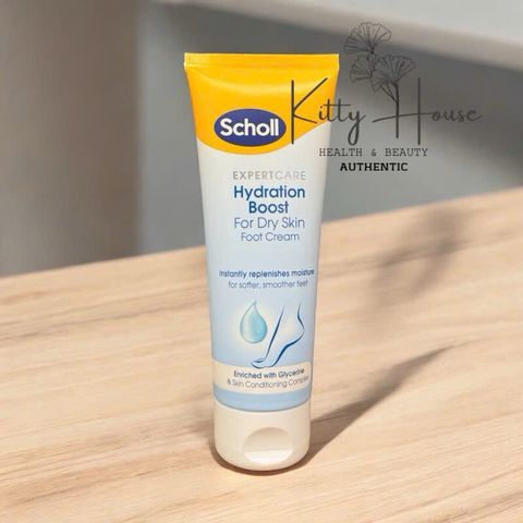 Kem Dưỡng Ẩm Da Chân Scholl ExpertCare Hydration Boost 75ml - Giúp Da Mềm Mại và Mịn Màng, Thích Hợp Cho Người Bị Tiểu Đường