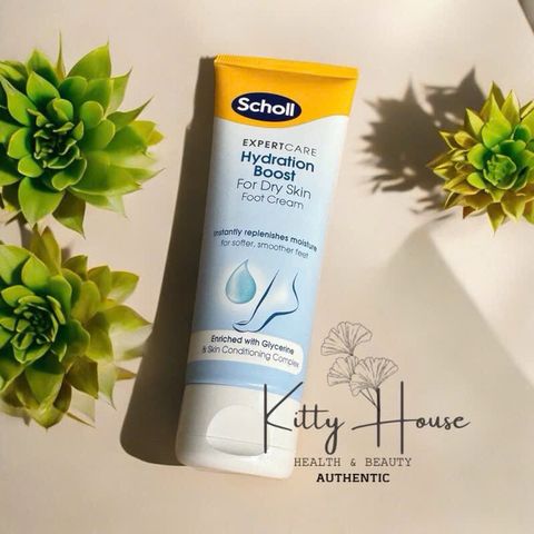 Kem Dưỡng Ẩm Da Chân Scholl ExpertCare Hydration Boost 75ml - Giúp Da Mềm Mại và Mịn Màng, Thích Hợp Cho Người Bị Tiểu Đường