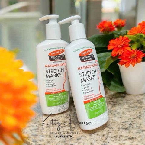 Kem bôi giảm rạn da Palmer's Cocoa Butter 250ml - Lotion massage cho bà bầu, ngăn ngừa và cải thiện vết rạn da hiệu quả.