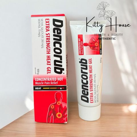 Kem xoa bóp Dencorub Heat 100g - Gel giảm đau, chăm sóc cơ bắp hoàn hảo cho vận động viên và người chơi thể thao