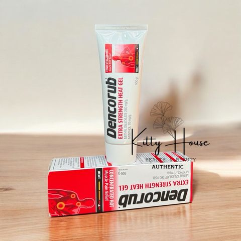 Kem xoa bóp Dencorub Heat 100g - Gel giảm đau, chăm sóc cơ bắp hoàn hảo cho vận động viên và người chơi thể thao