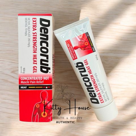 Kem xoa bóp Dencorub Heat 100g - Gel giảm đau, chăm sóc cơ bắp hoàn hảo cho vận động viên và người chơi thể thao