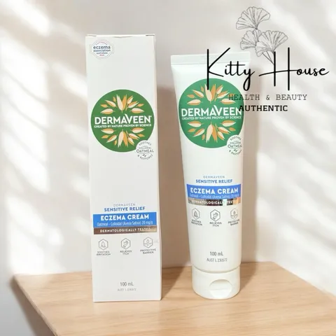 Kem bôi Dermaveen Eczema 100ml - Hỗ trợ chàm da, giảm ngứa và dị ứng cho người lớn và trẻ nhỏ, an toàn và hiệu quả.