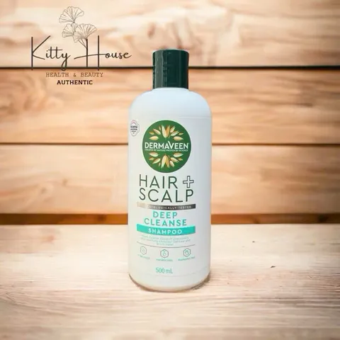 Dầu gội và dầu xả Dermaveen Hair Scalp Deep Cleanse chai 500ml