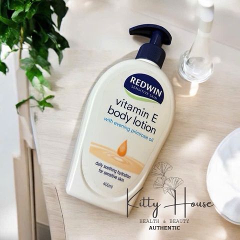 Kem Dưỡng Da Redwin Vitamin E & Tinh Dầu Anh Thảo 400ml - Dưỡng Ẩm, Làm Mềm Da An Toàn Cho Mọi Loại Da