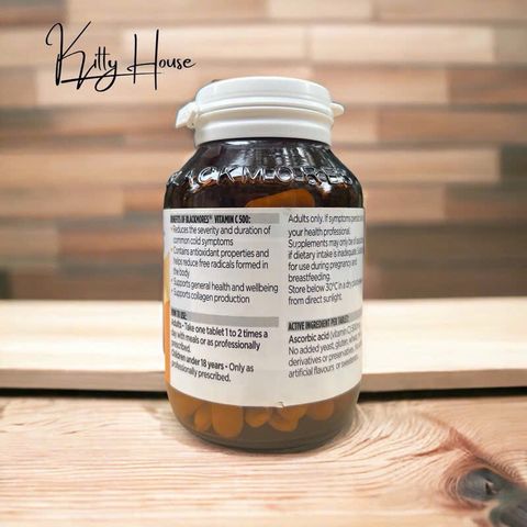 Viên uống bổ sung Vitamin C 500mg Blackmores lọ 120 viên