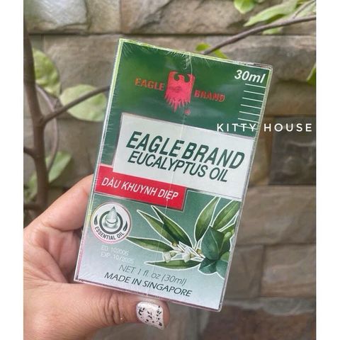 Dầu Khuynh Diệp Eagle Brand 30ml - Tinh Dầu Xông Phòng Chăm Sóc Sức Khỏe, Giảm Đau Đầu, Ngạt Mũi, Thư Giãn Tinh Thần