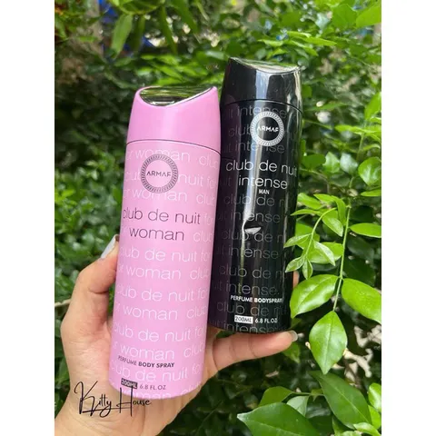 Xịt Thơm Club De Nuit 200ml cho Nam & Nữ - Hương Sang Trọng, Lôi Cuốn, Dupe Coco Chanel, Hương Dứa Khói, Lưu Hương Lâu