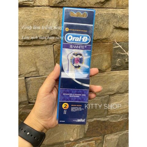 Bộ Đầu Bàn Chải Điện Oral-B Thay Thế (2 Cái) - Prowhite, Floss Action, Precision, Gum Care, Sensitive - Chăm Sóc Răng Miệng Tối Ưu