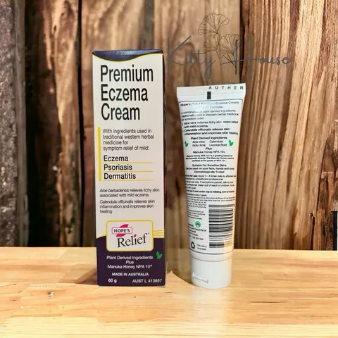 Kem bôi Eczema, Dermatitis, Itchy Dry Skin, Hope's Relief Úc 60g
