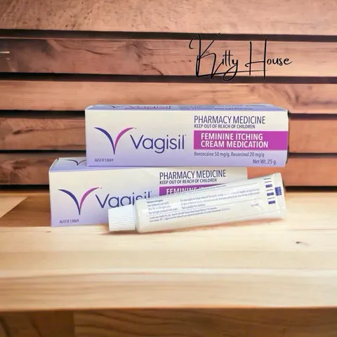 Kem bôi giảm ngứa Vagisil 25g - Làm dịu kích ứng vùng kín, phục hồi da với Vitamin E, A, D và Lô hội