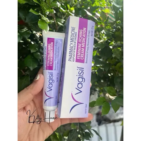 Kem bôi giảm ngứa Vagisil 25g - Làm dịu kích ứng vùng kín, phục hồi da với Vitamin E, A, D và Lô hội