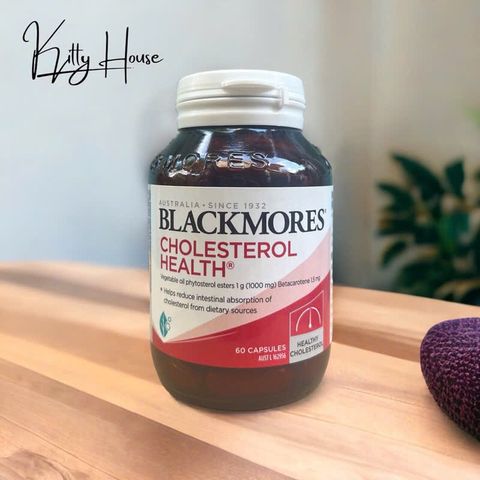 Viên Uống Hỗ Trợ Cholesterol Blackmores Cholesterol Health 60 Viên - Giảm Mỡ Máu, Hỗ Trợ Sức Khỏe Tim Mạch