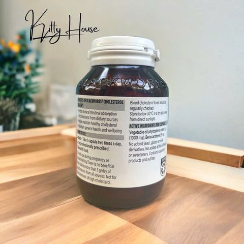 Viên Uống Hỗ Trợ Cholesterol Blackmores Cholesterol Health 60 Viên - Giảm Mỡ Máu, Hỗ Trợ Sức Khỏe Tim Mạch