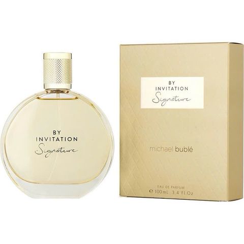 Nước Hoa Nữ Michael Buble By Invitation Signature Eau de Parfum 100ml - Hương Hoa, Trái Cây và Gỗ Ấm Áp, Quà Tặng Ý Nghĩa