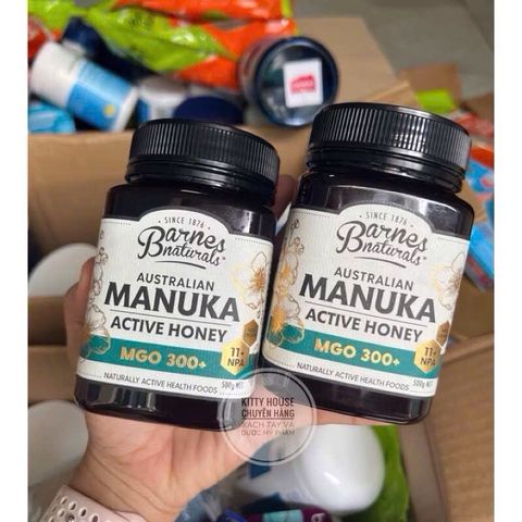 Mật ong Manuka NPA11+ Barnes 500g - Tăng cường sức đề kháng, hỗ trợ tiêu hóa, làm đẹp da, an toàn cho trẻ em từ 1 tuổi.