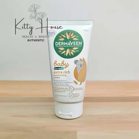 Kem dưỡng ẩm cho bé DermaVeen Baby Calmexa Extra Rich Moisturising Cream 150g