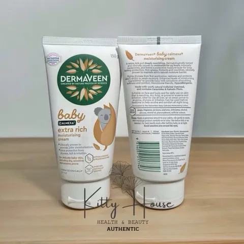 Kem dưỡng ẩm cho bé DermaVeen Baby Calmexa Extra Rich Moisturising Cream 150g