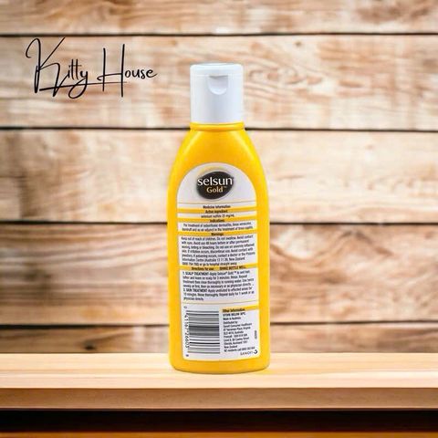 Dầu Gội Selsun Gold 200ml - Giảm Gàu, Nấm Ngứa Da Đầu, Chăm Sóc Tóc, Dưỡng Ẩm Với Vitamin B Và E