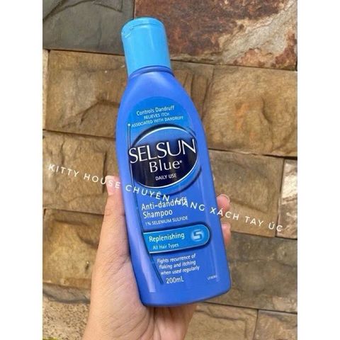 Dầu Gội Gàu Selsun Blue Úc 200mL - Shampoo Ngăn Ngừa Gàu, Cung Cấp Độ Ẩm, Dưỡng Tóc Khỏe Mạnh