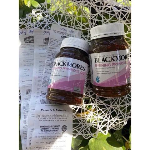 Viên Uống Tinh Dầu Hoa Anh Thảo Blackmores Evening Primrose Oil 190 Viên - Hỗ Trợ Sức Khỏe Da, Giảm Đau Kinh Nguyệt, Láng Mịn Da