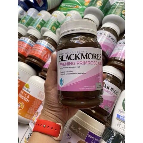 Viên Uống Tinh Dầu Hoa Anh Thảo Blackmores Evening Primrose Oil 190 Viên - Hỗ Trợ Sức Khỏe Da, Giảm Đau Kinh Nguyệt, Láng Mịn Da