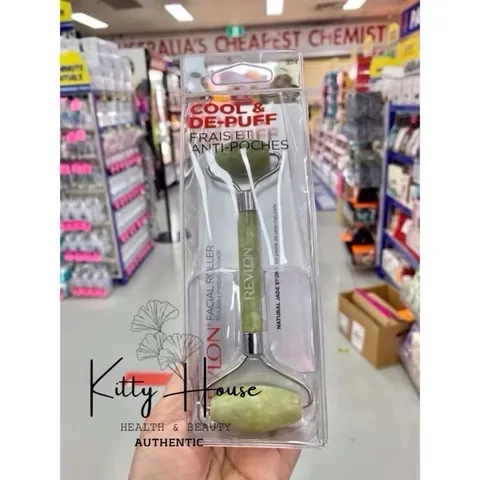 Thanh Lăn Mặt Ngọc Bích Revlon - Cây Lăn Đá Facial Roller Chống Lão Hóa, Se Khít Lỗ Chân Lông, Đắp Mặt, Phù Hợp Mọi Loại Da