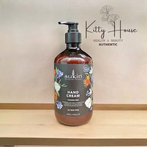 Kem dưỡng da tay Sukin Kimmy Hogan Hand Cream chai 500ml