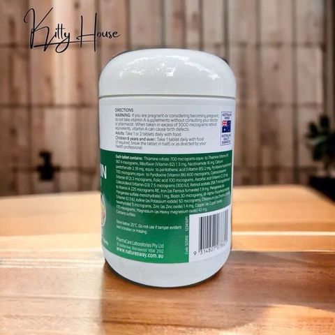 Viên uống bổ sung Vitamin Nature’s Way Complete Daily Multivitamin 200 viên - Tăng cường sức khỏe, chống oxy hóa, bổ sung năng lượng mỗi ngày