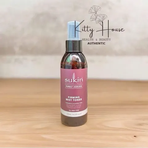 Nước Hoa Hồng Se Khít Lỗ Chân Lông Sukin Purely Ageless Firming Mist 125ml - Toner Cấp Ẩm Chống Lão Hóa An Toàn Cho Da Nhạy Cảm
